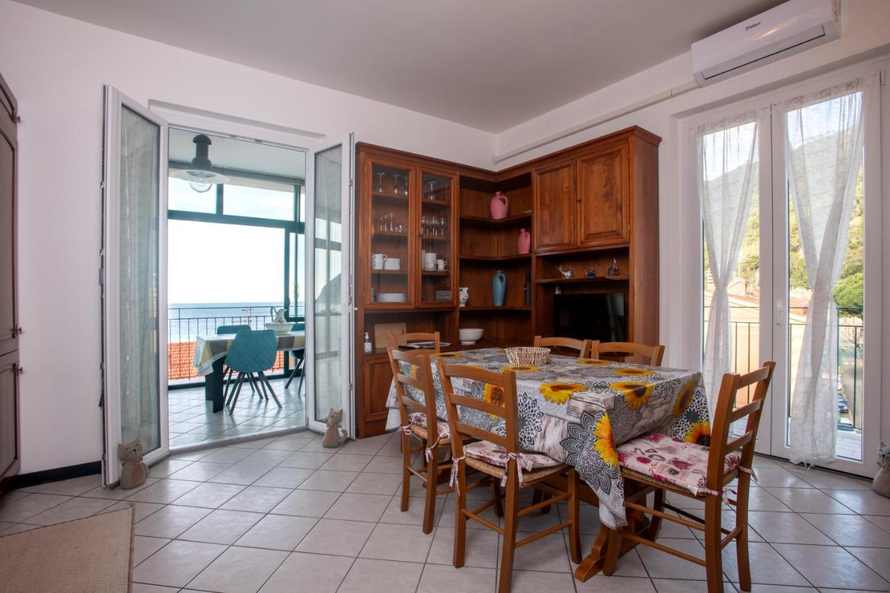162 - La Veranda Sull'Acqua, Fronte E Vista Mare Riva Trigoso, Posto Auto Privato Sestri Levante Dış mekan fotoğraf