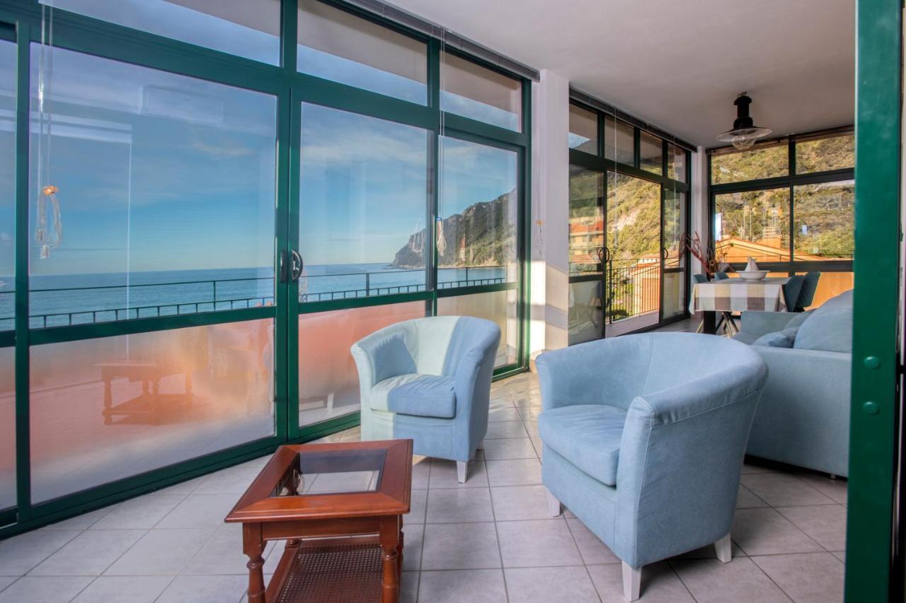 162 - La Veranda Sull'Acqua, Fronte E Vista Mare Riva Trigoso, Posto Auto Privato Sestri Levante Dış mekan fotoğraf